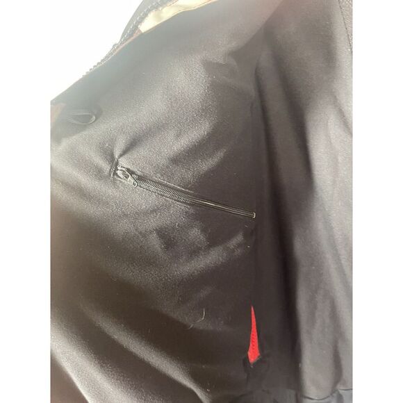 Special Blend Mens Snowboard Jacket Size Small Red Black Tan Color block Pockets - Picture 11 of 16